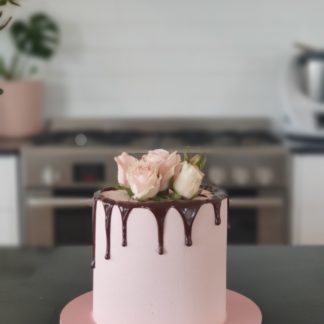 Floral Drip Cake
