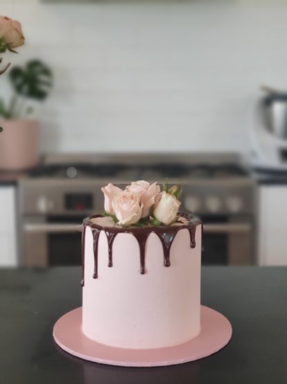 Floral Drip Cake